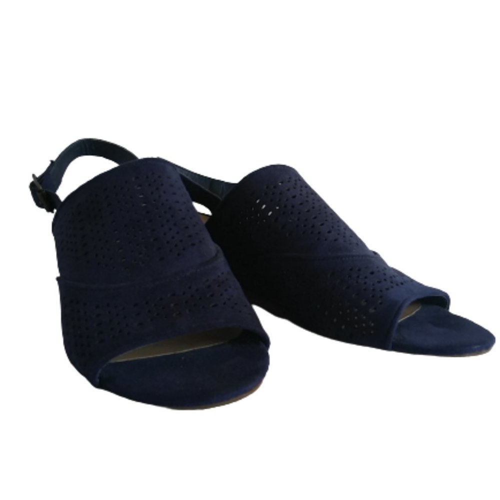 Diba London Navy Blue Suede Sandals